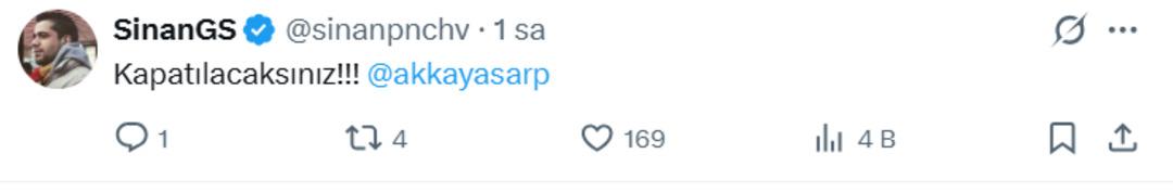 Sarp Akkaya'nın Galatasaray paylaşımı sosyal medyada olay yarattı! 8